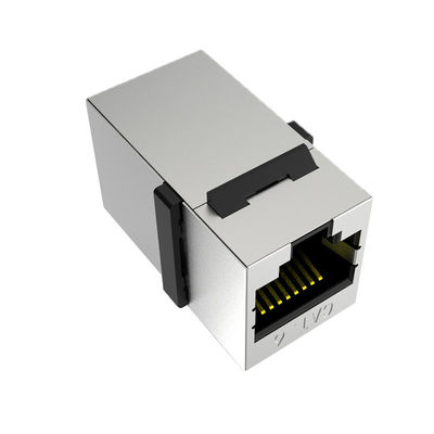 Cat6 Network Modular Female RJ45 Cable Coupler With Shield